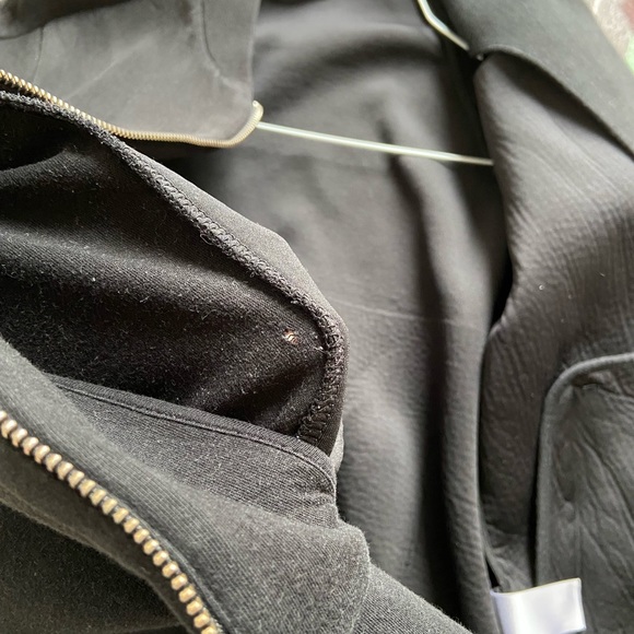 Everlane - The street fleece bomber jacket | black women US small - Picture 8 of 14